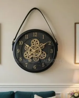 Deco Luxury Quality Wall Clock - Black