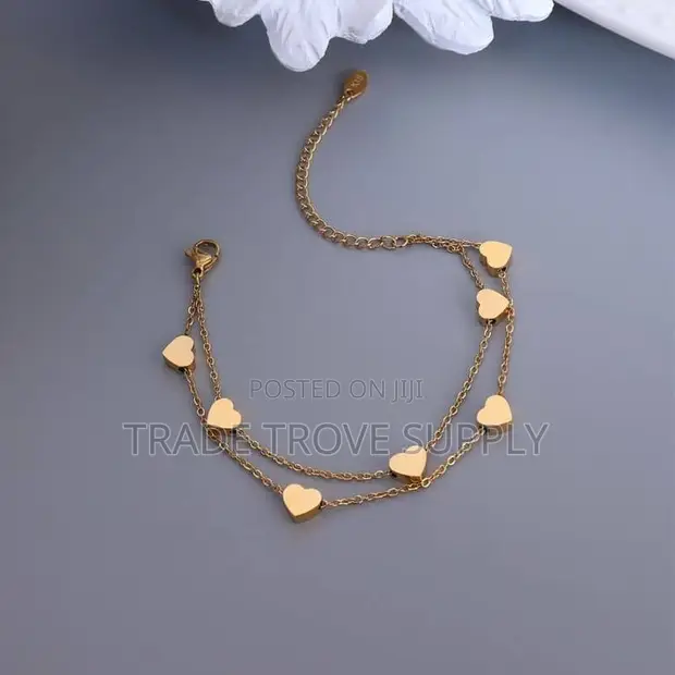 Fashion Bracelet - Gold Stainless Steel - 1