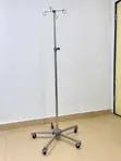 4-Arm Stainless Steel IV Drip Stand - 2
