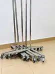 4-Arm Stainless Steel IV Drip Stand - 4