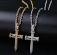 Twist Chain with Pendant - Gold/Silver - 2
