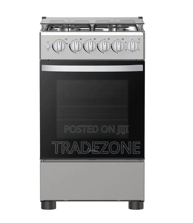 Midea 50x55cm 4-Burner Gas Cooker (Silver) - 1