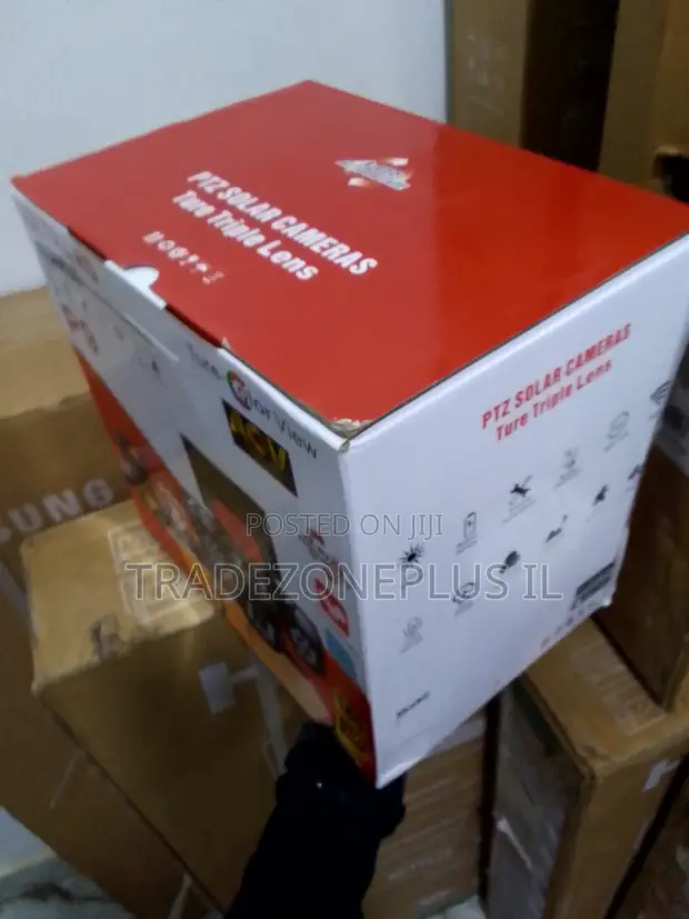 Triple Lens Solar PTZ Camera - Brand New - 1