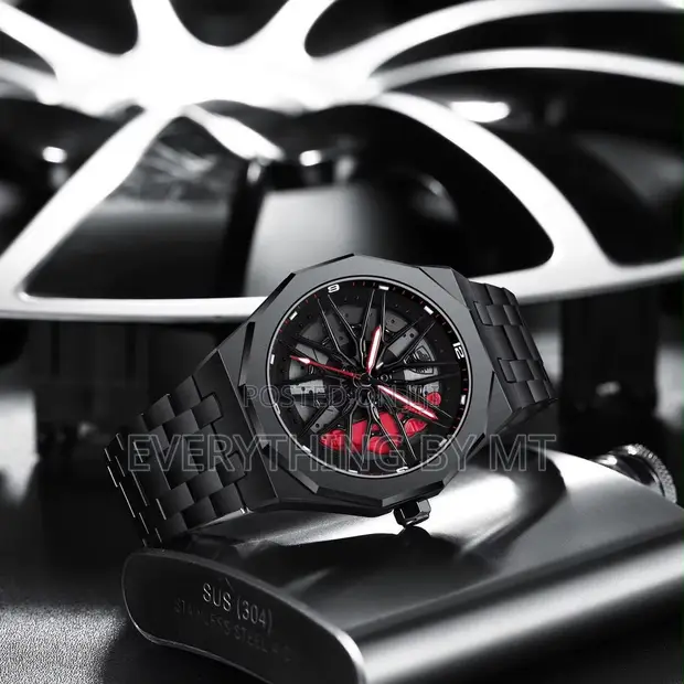 Poedagar Spinning Chain Watch - Brand New - 1