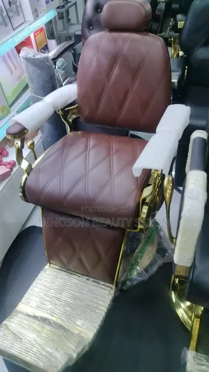 Executive Barber Chair - Gold
