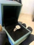 Square Cut VVS Moissanite Engagement Ring - 1