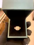Square Cut VVS Moissanite Engagement Ring - 2