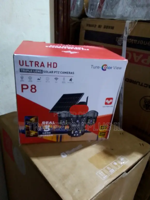 Smart Triple Lens Solar Security PTZ Camera - 1