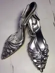 Zara Women's Classic Gold Leather Sandals - Size 39 - 2