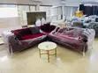 Brand New Home Interiors Maroon L-Shaped Sofa Set - 1
