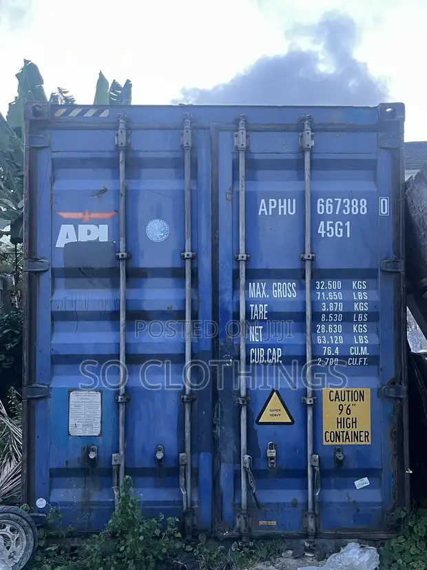 40ft Blue Shipping Container - 1
