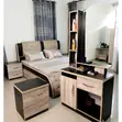 6x6ft Bedset with Dressing Mirror & 2 Bedside Drawers - 1