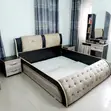 6x6ft Bedset with Dressing Mirror & 2 Bedside Drawers - 4