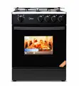 Midea 60x60cm 4-Tashar Gas Mai Girki (Baki) - 1