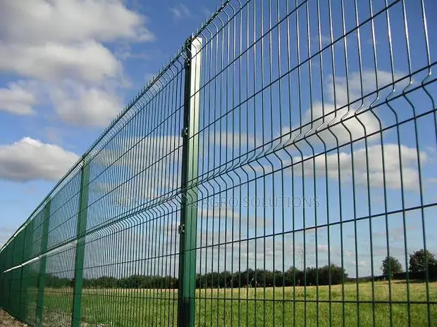 Finger Panel Mesh Fence tare da Pole - 1