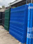 Finger Panel Mesh Fence tare da Pole - 4