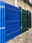 Finger Panel Mesh Fence tare da Pole - 5