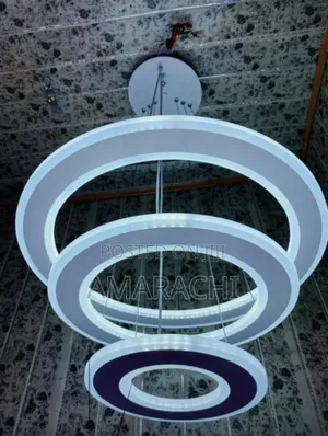 Brand New White/Blue Ceiling Light