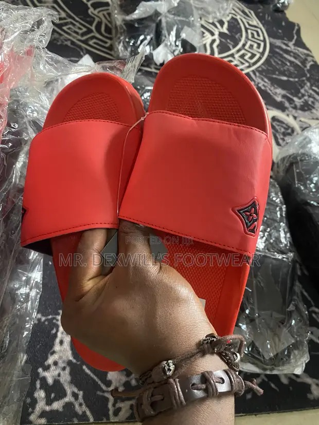 MS Men's Black Slide Palms - 1