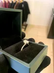 3ct Oval Cut VVS Moissanite Engagement Ring - 1
