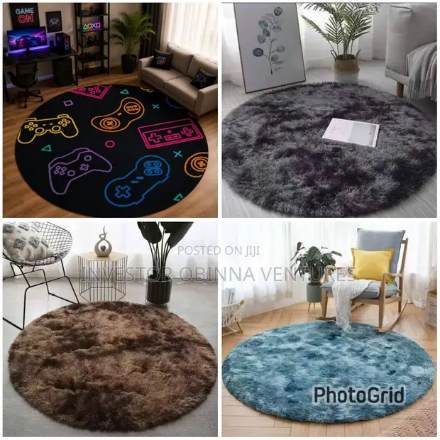 Fluffy Round Shaggy Area Rug - VIP Turkey - 1