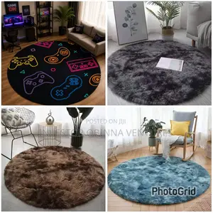 Fluffy Round Shaggy Area Rug - VIP Turkey