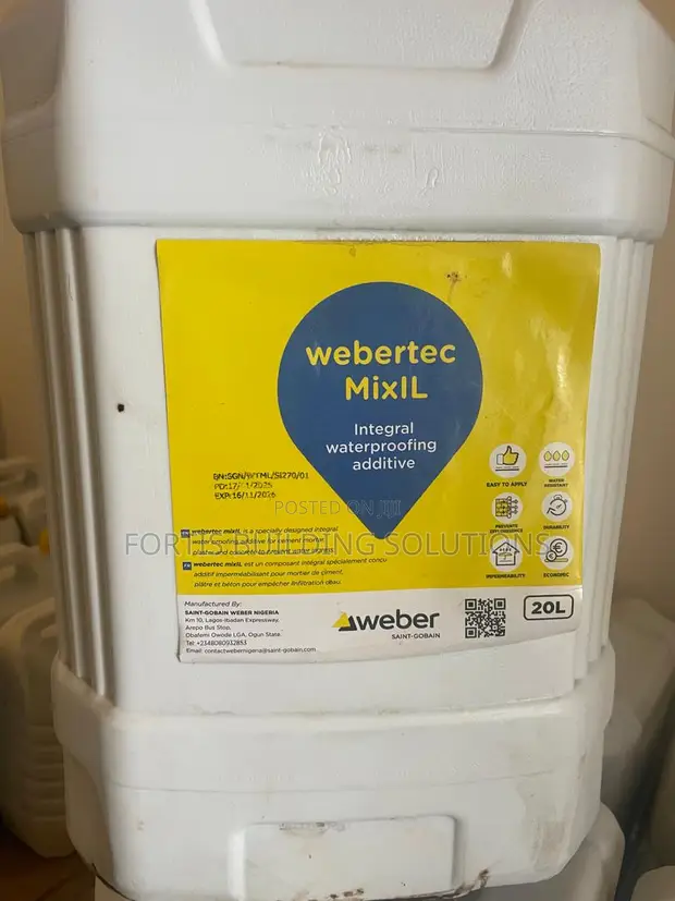 Webertec MixIL 20L Waterproofing Additive - 1
