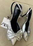 Brand New Silver Women's Shoe - Size 40 - 2