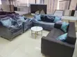 Luxury Dark Brown Sofa Set - 2