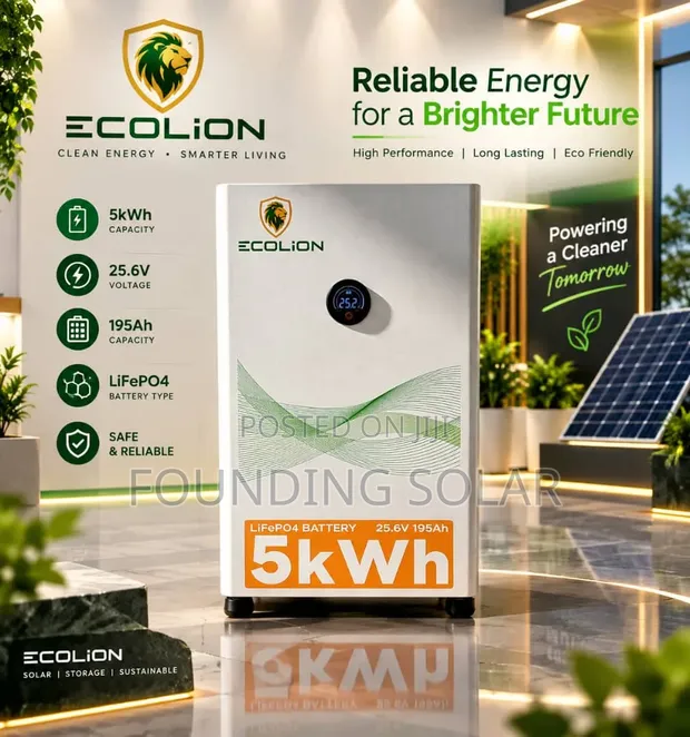 Battrin Ecolion 5kWh Lithium Ion - 1