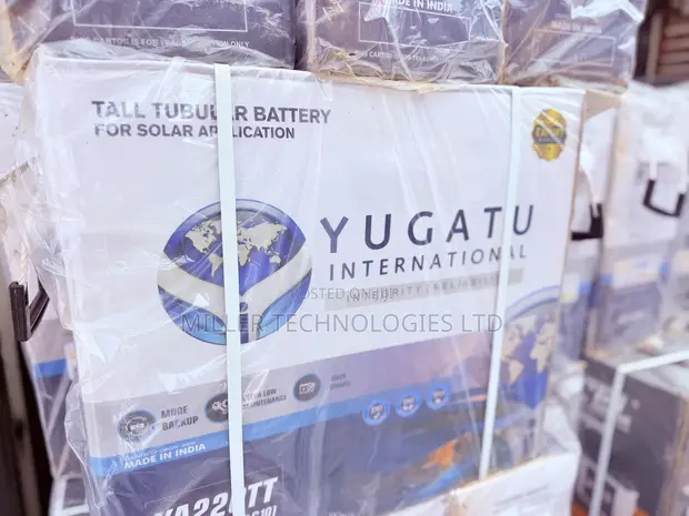 Yugatu Rechargeable Tubular Battery - 12V 220Ah Inverter Backup - 1
