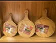 Round Wooden Food Platter / Pizza Plate - 3