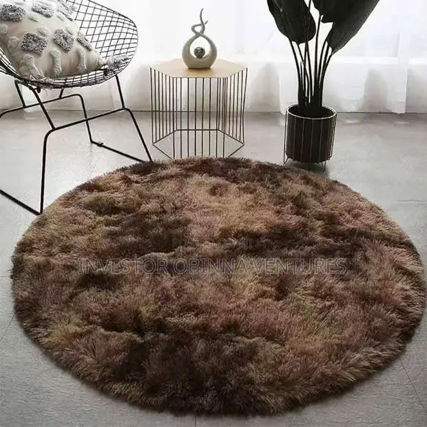 Modern Turkey Round Center Rug - 1