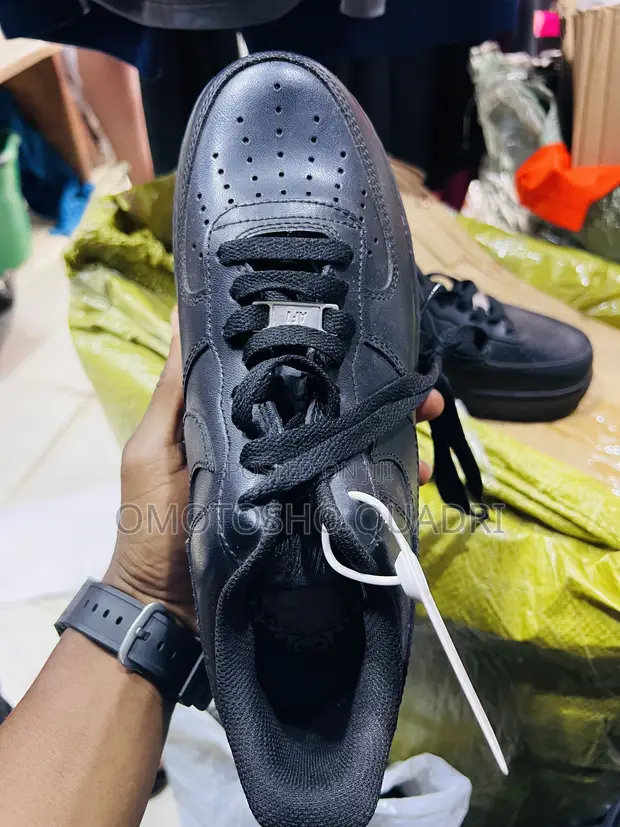 Nike Air Force 1 (Black) - Brand New - 1