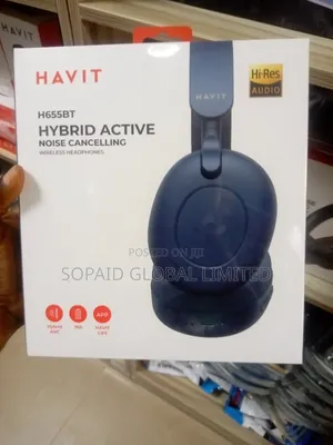 Havit H655BT Hybrid Active Noise Cancelling Wireless Headphones