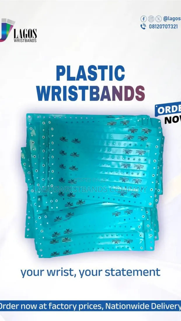 Plastic Wristbands for Events - Lagoswristbands - 1