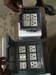 4-Way 13A Floor Socket Box with 4 USB Ports - 2