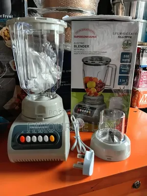 Supersony Japan 2-in-1 Electric Blender with Mill