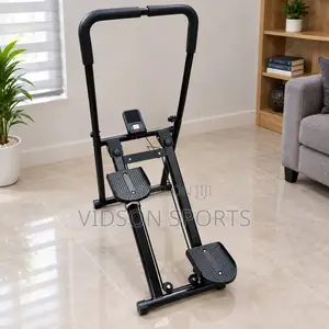 Foldable Stepper Exercise Machine with Handlebar