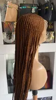 Neatly Braided Wig - 26" Length - 3