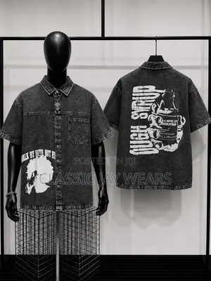 Classic Jay High Quality Short Sleeve Jeans Shirt