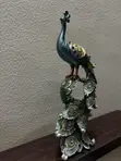 Peacock Figurine Statue - 30cm Height - 3