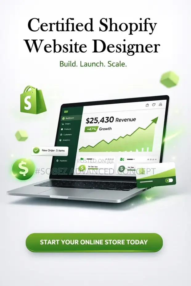 Certified Shopify Website Designer - 1
