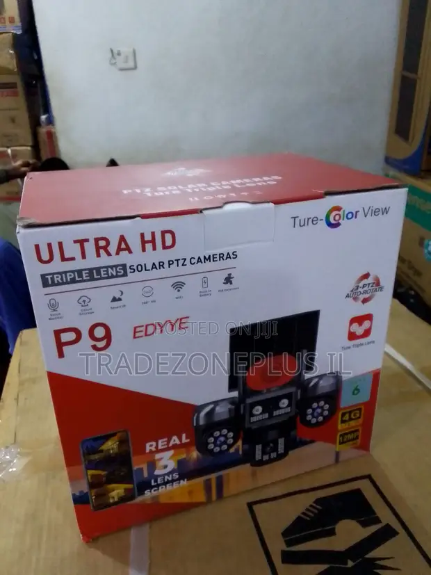 True Color Solar PTZ Surveillance Camera - 1