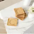 Customizable 6pcs Bamboo Coasters - 3