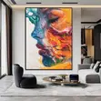 Plain and Rough Texture Canvas Art - 2