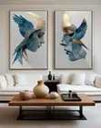 Plain and Rough Texture Canvas Art - 4