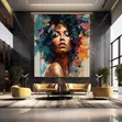 Plain and Rough Texture Canvas Art - 5