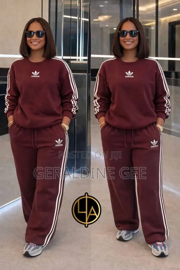 Unique Adidas Hoody Tracksuit Set for Women - 1