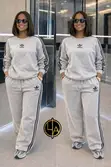 Unique Adidas Hoody Tracksuit Set for Women - 2